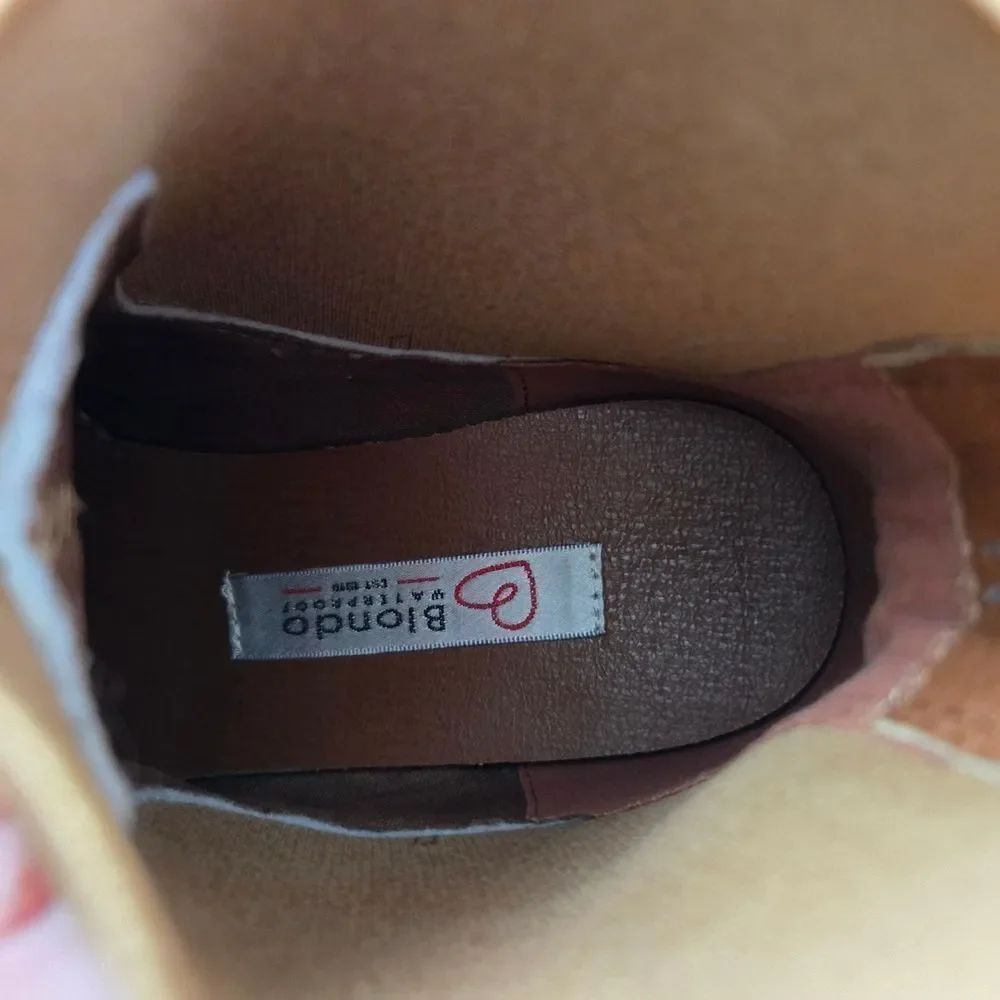 Blondo Brown Suede Ankle Booties - Picture 5 of 6